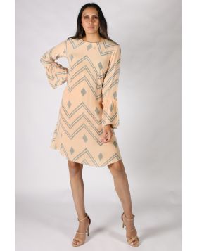 Peach Mao Dress By Anupamaa