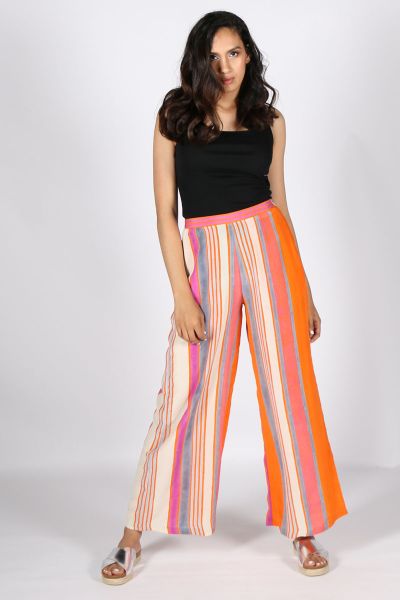 Orange Silk Palazzo Pant By Anupamaa