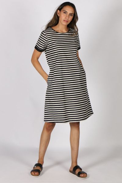 Bagruu Sella Dress In Stripe