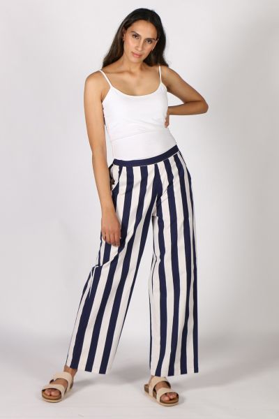 Bagruu Noor Pant In Stripe