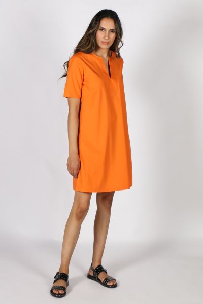 Bagruu Ekta Dress In Pumpkin