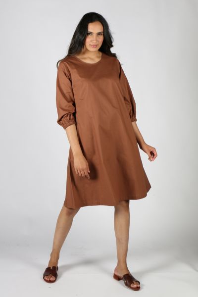 Bagruu Tonk Dress In Bark