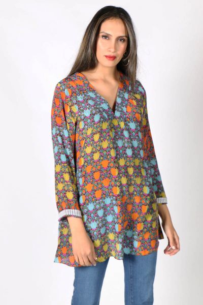 Anupamaa Monica Floral Top In Multi