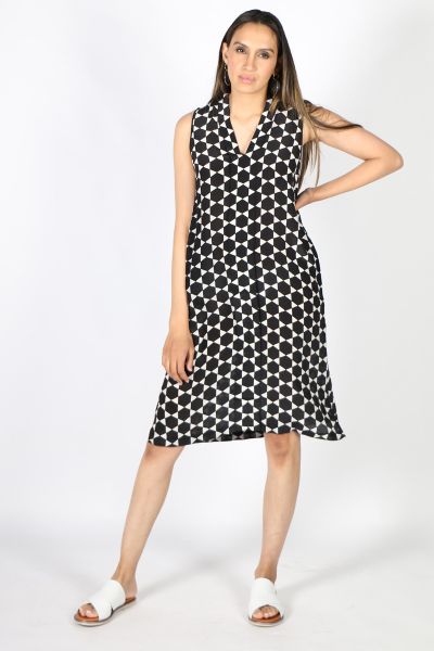 Printed Rasa Bella Moon Dress