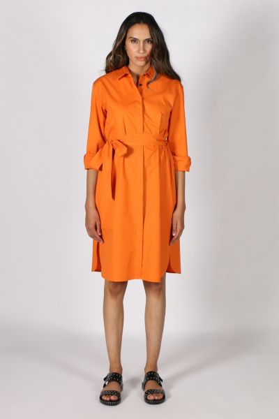 Bagruu Lara Dress In Pumpkin