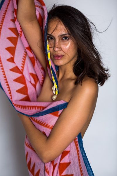 Wool Circus Print Scarf by Anupamaa