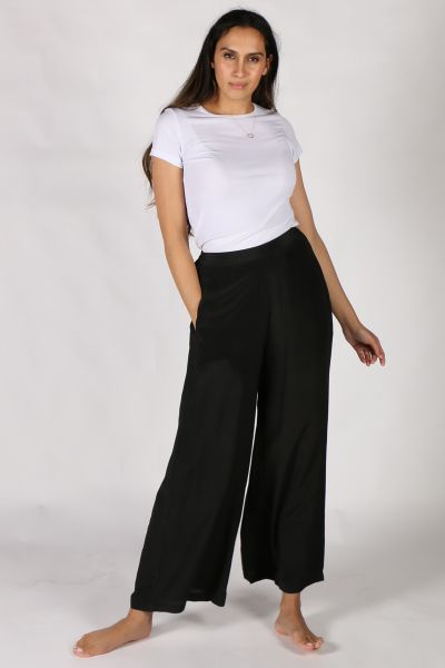 Anupamaa Palazzo P Pant In Black