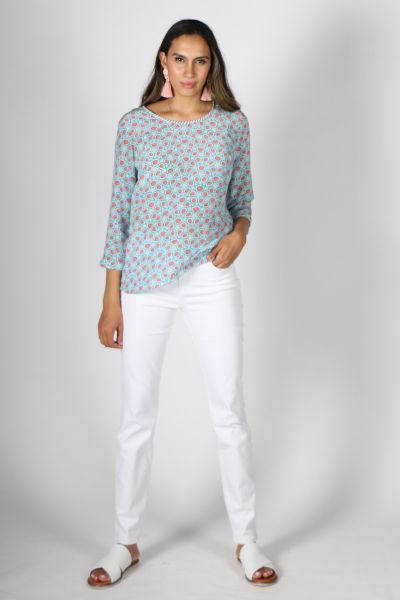 Anupamaa Rada Turk Top in Aqua