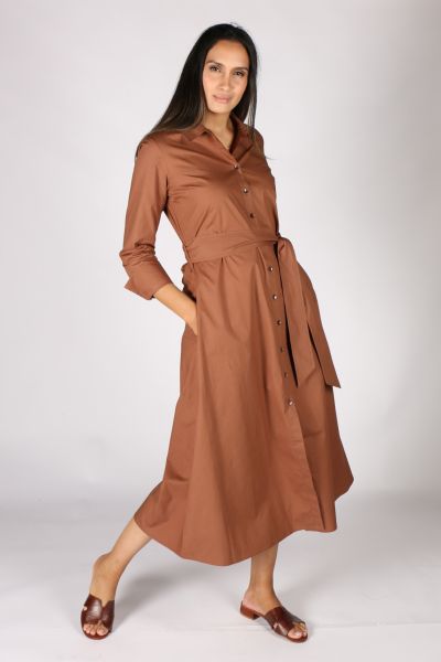 Bagruu Marra Dress In Bark