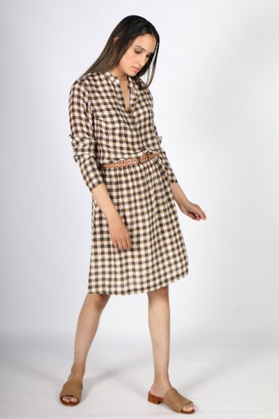 Printed Rasa Nisha Chatt Skirt In Khaki