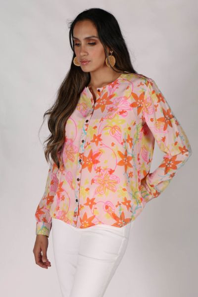 Orange Agni Top By Anupamaa