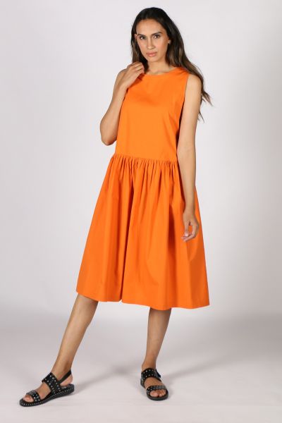 Bagruu Dipti Dress In Pumpkin