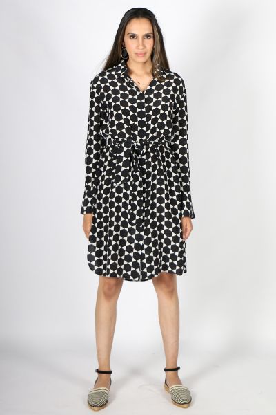 Printed Rasa Lara Moon Dress