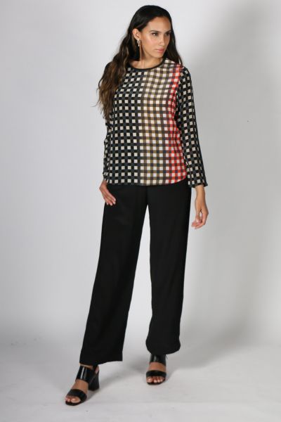 Printed Ram Chatt Top In Multi