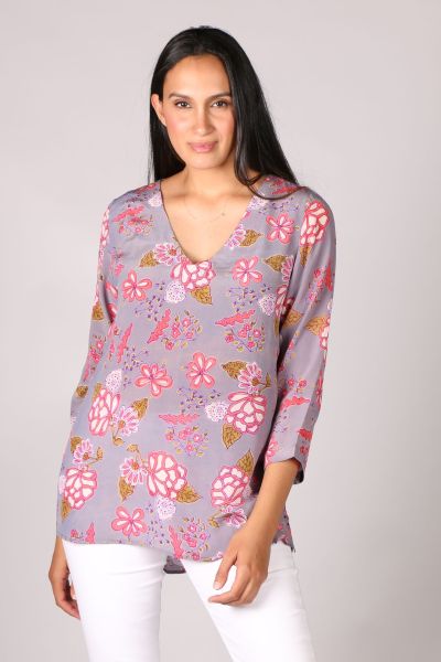 Anupamaa Amina Garden Top In Lilac