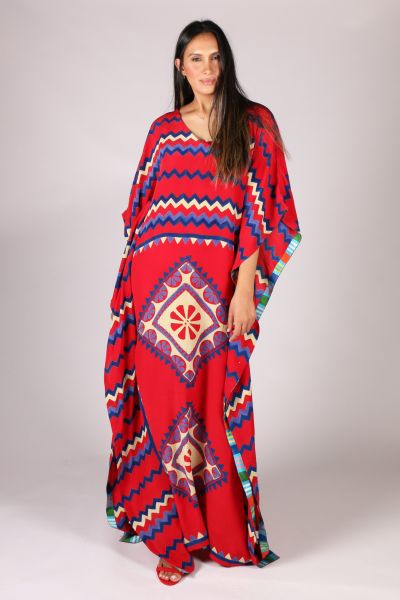 Anupamaa Aztec Kaftan In Multi