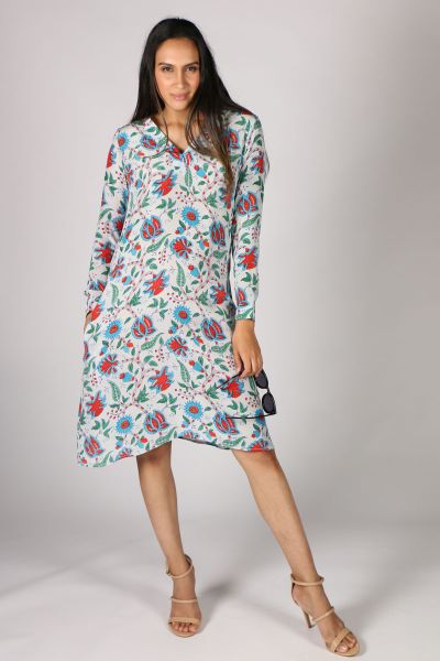 Anupamaa Harmonica Garden Dress In Sky