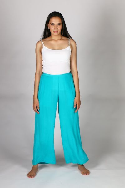 Palazzo Pant By Anupamaa In Emerald