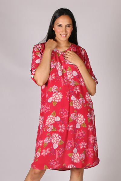 Anupamaa Pop Garden Dress In Rose